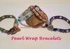 Pearl and Leather Wrap Bracelets