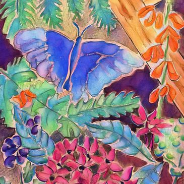 Butterfly art painting