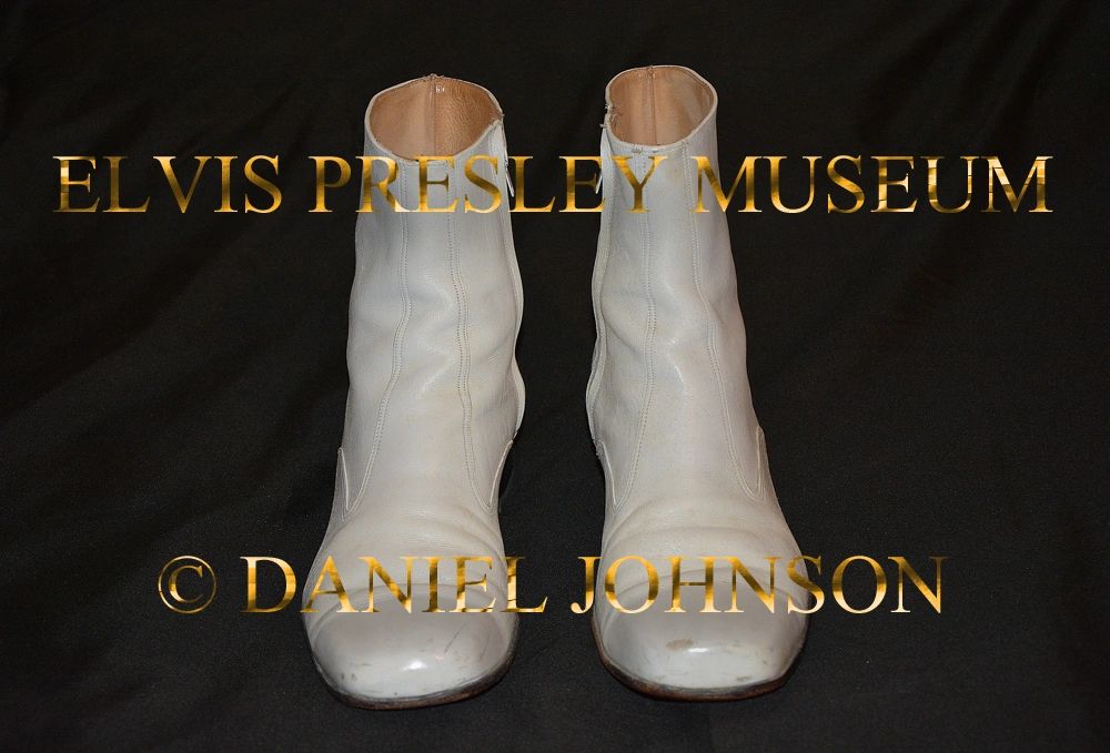 white elvis boots