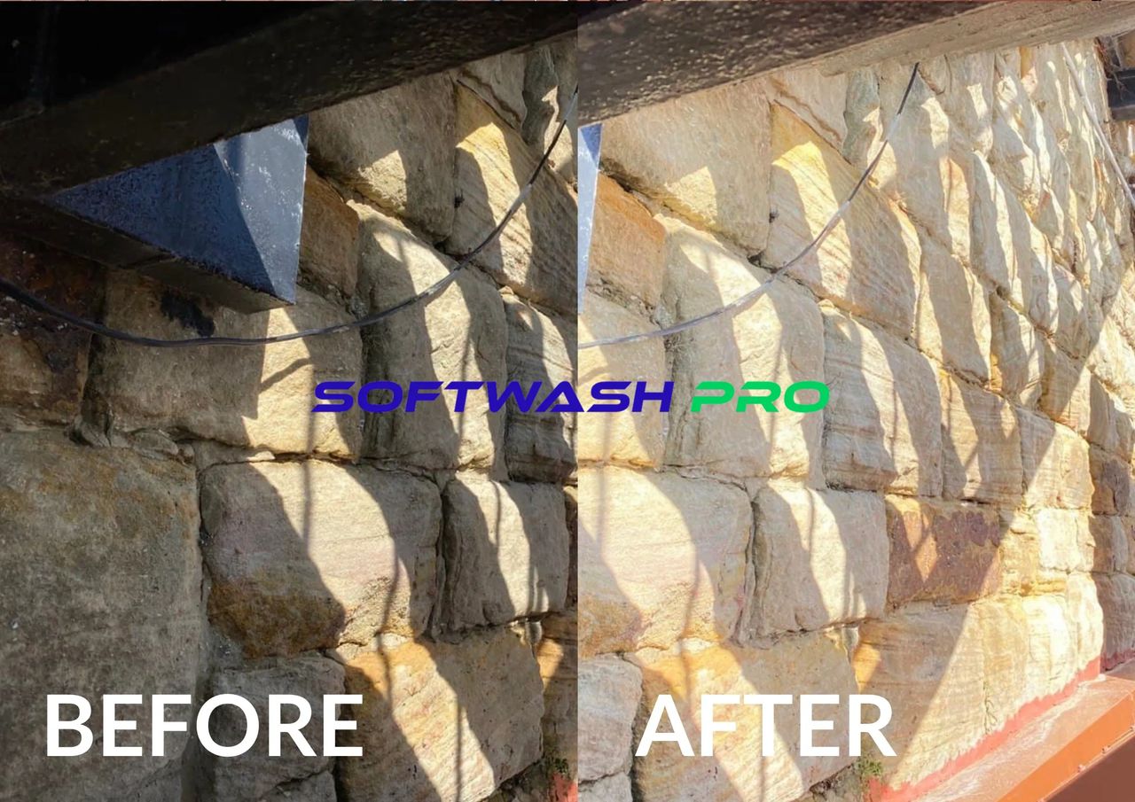 Sandstone Cleaning - Softwash Pro