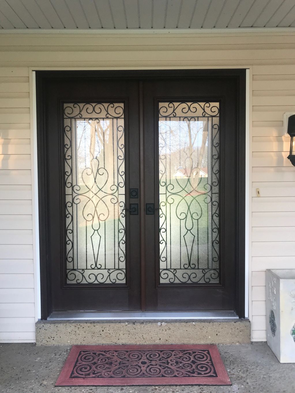 Wyngate French Door with Addison Lever Hardware