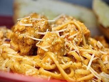 Close up shot of food