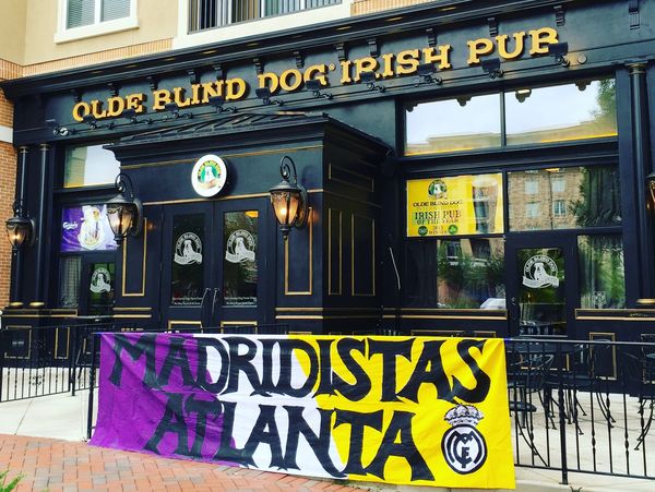 Olde Blind Dog Irish Pub was the first home of the Peña Madridista Atlanta