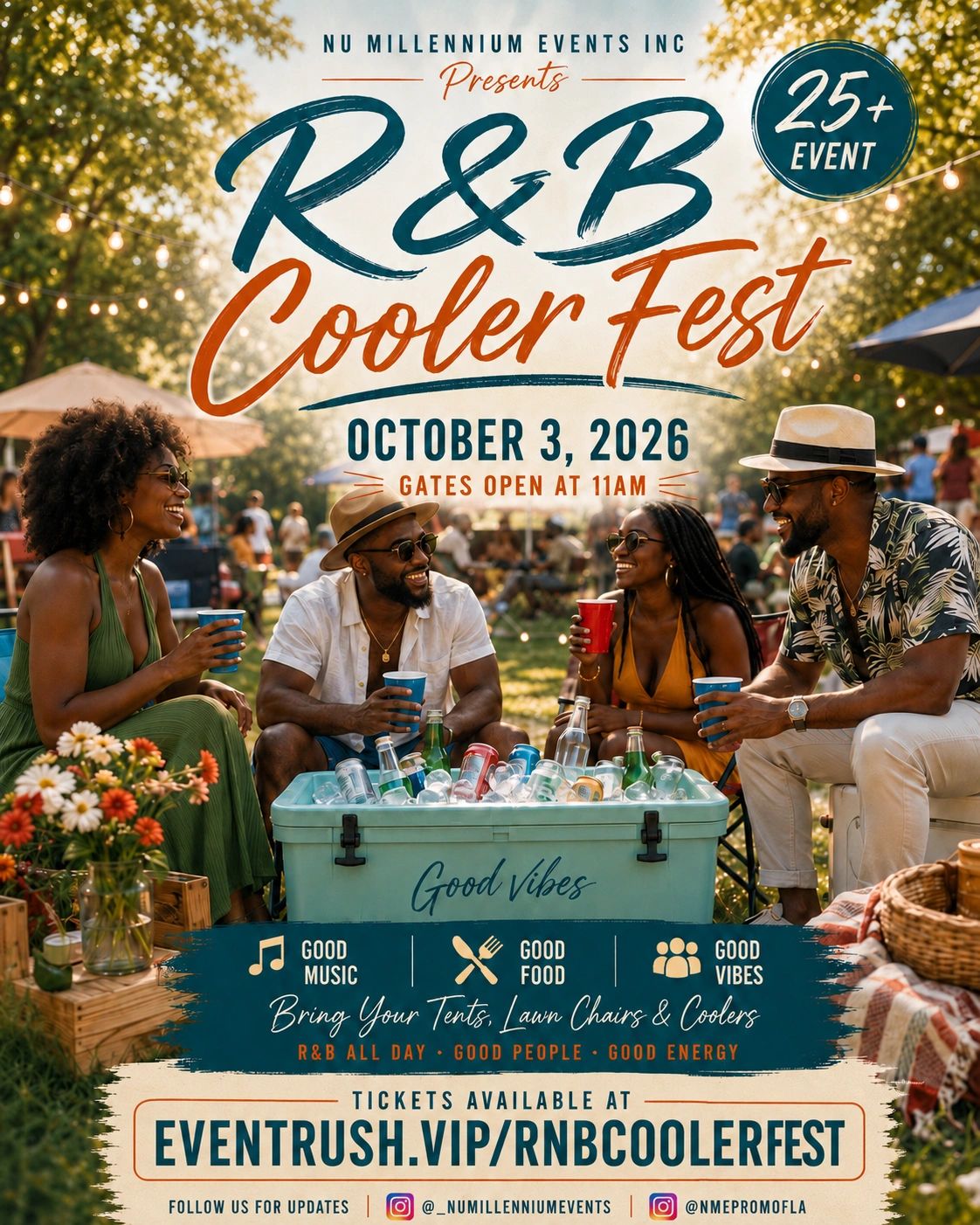 
R&B Cooler Fest bringing the feel-good ener -  Saturday, October 3, 2026 for a daytime celebration 