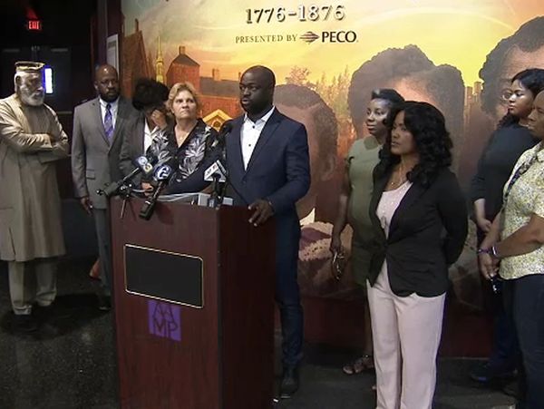 Our President speaking at the Philadelphia African-American Museum on the Hurricane Dorian relief ef
