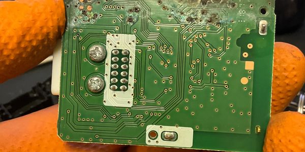 Failed Subaru Circuit Board due to water damage