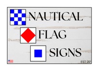 Nautical Flag Signs