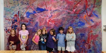 Paint splatter group project