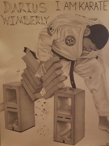 Detailed portrait drawing: Memorial DW -10.18.16