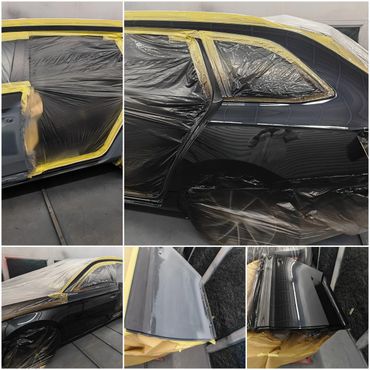 Car bodywork, primmer, and finish gloss