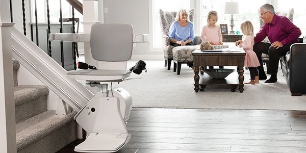 Indoor Chairlift for Mobility indoors. Keep your independence in your own home.