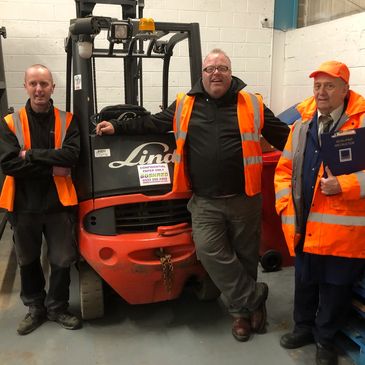 Gavin and Michael in training at the Go Shred Brighouse Paper Shredding Centre