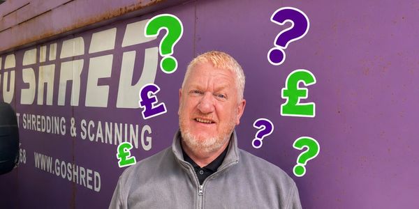 Man confused with pound signs and question marks around him.