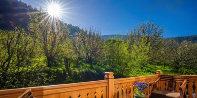 Balcony at Naggarville Homestay in Himachal