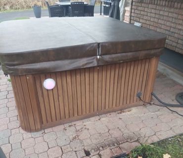 Four Winds Spas hot tub with The Spa Dragon installed