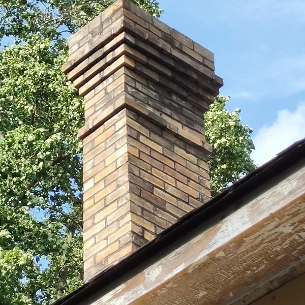 Chimney Rebuild in Knoxville historic Forth & Gill Neighborhood 