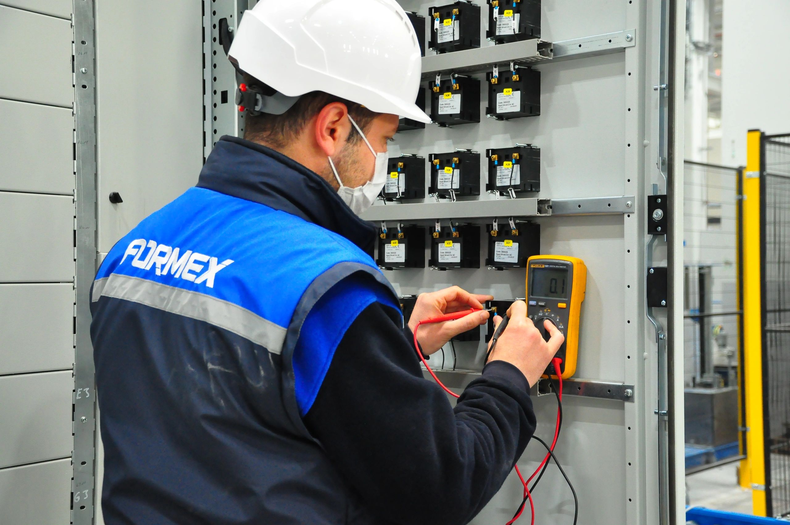 Formex project archive: electrical panel testing