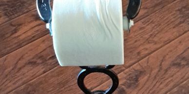 Self standing toilet paper holder  fit for a horse king!  $45