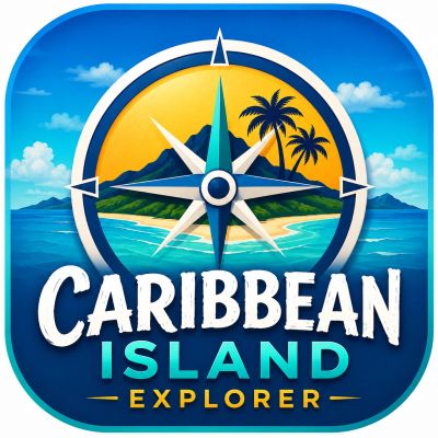 Logo for Caribbean Island Explorer game or app.