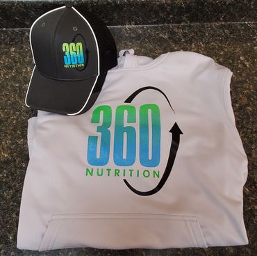 Screen Printing and Embroidery and 
360 Nutrition  