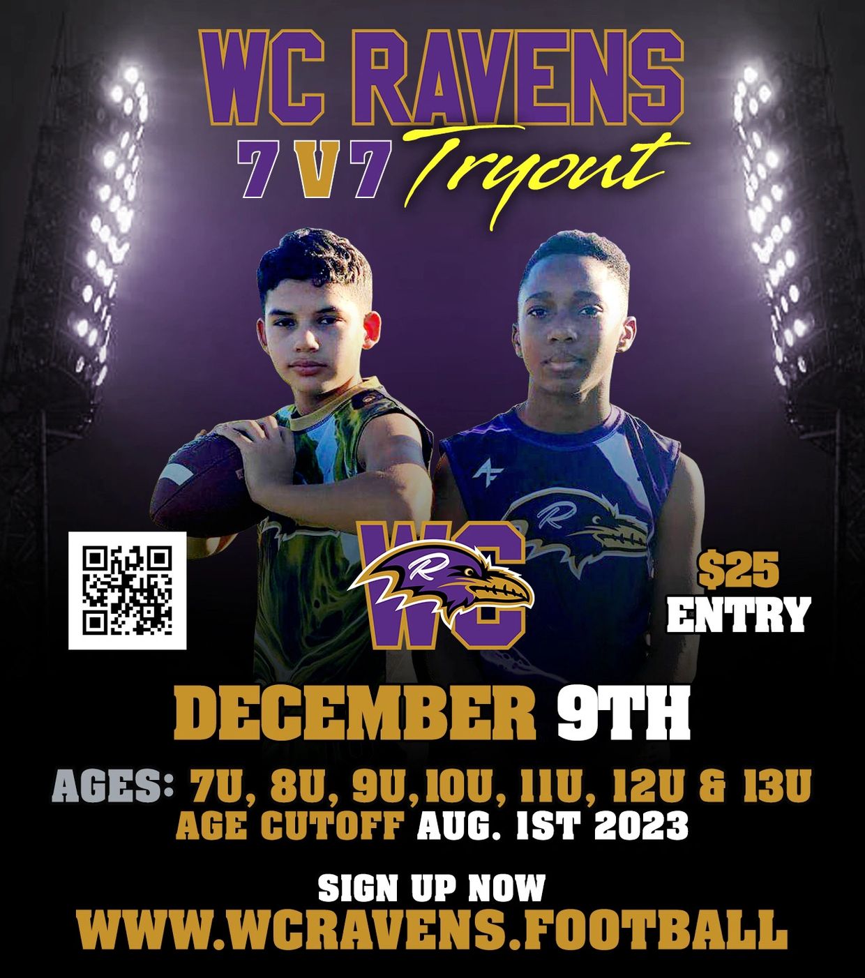 Ravens Outfit Local Youth Football Programs