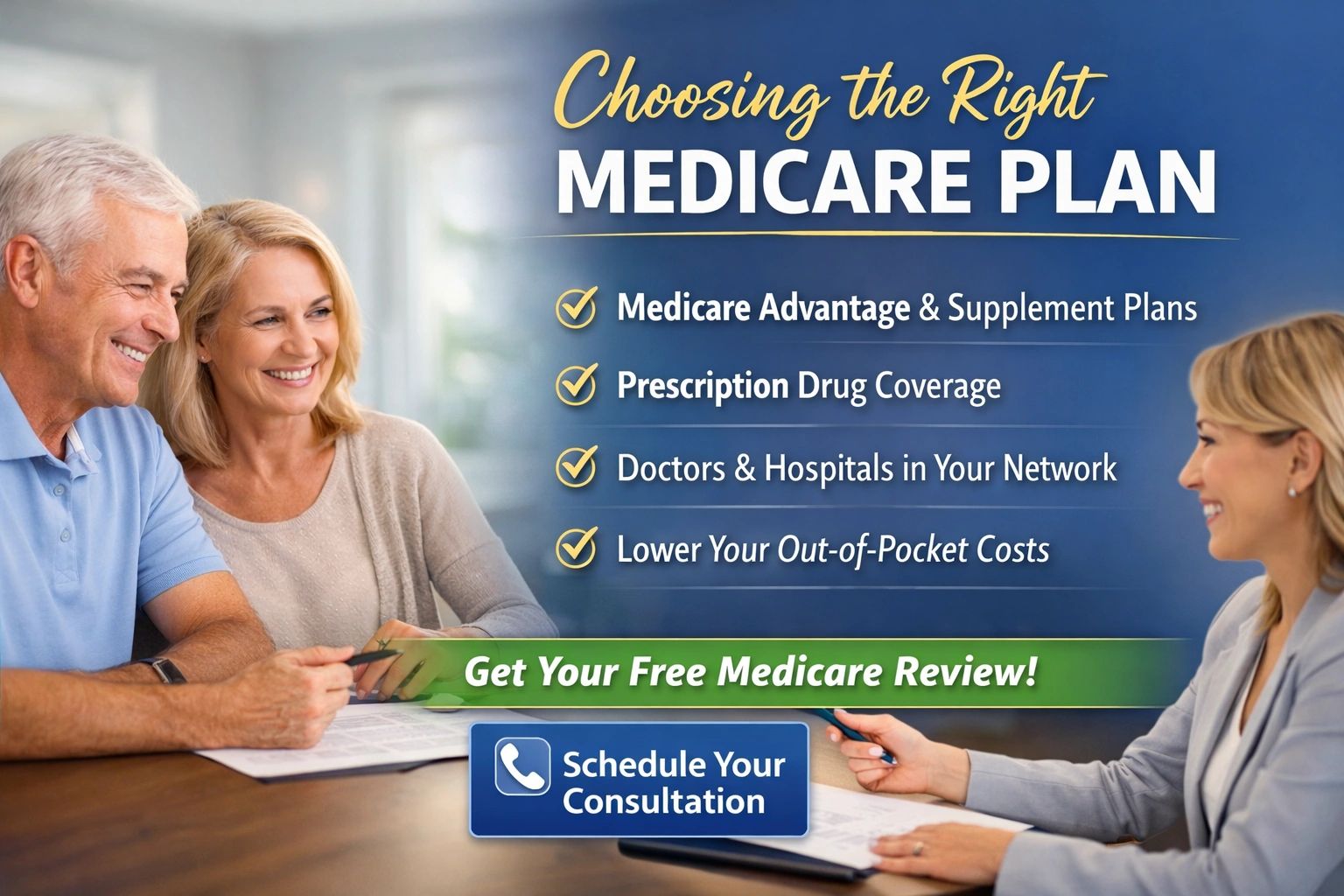 Advisor discussing Medicare plans with a client