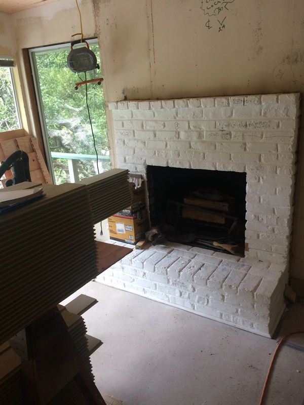 Mill Valley fireplace “before”