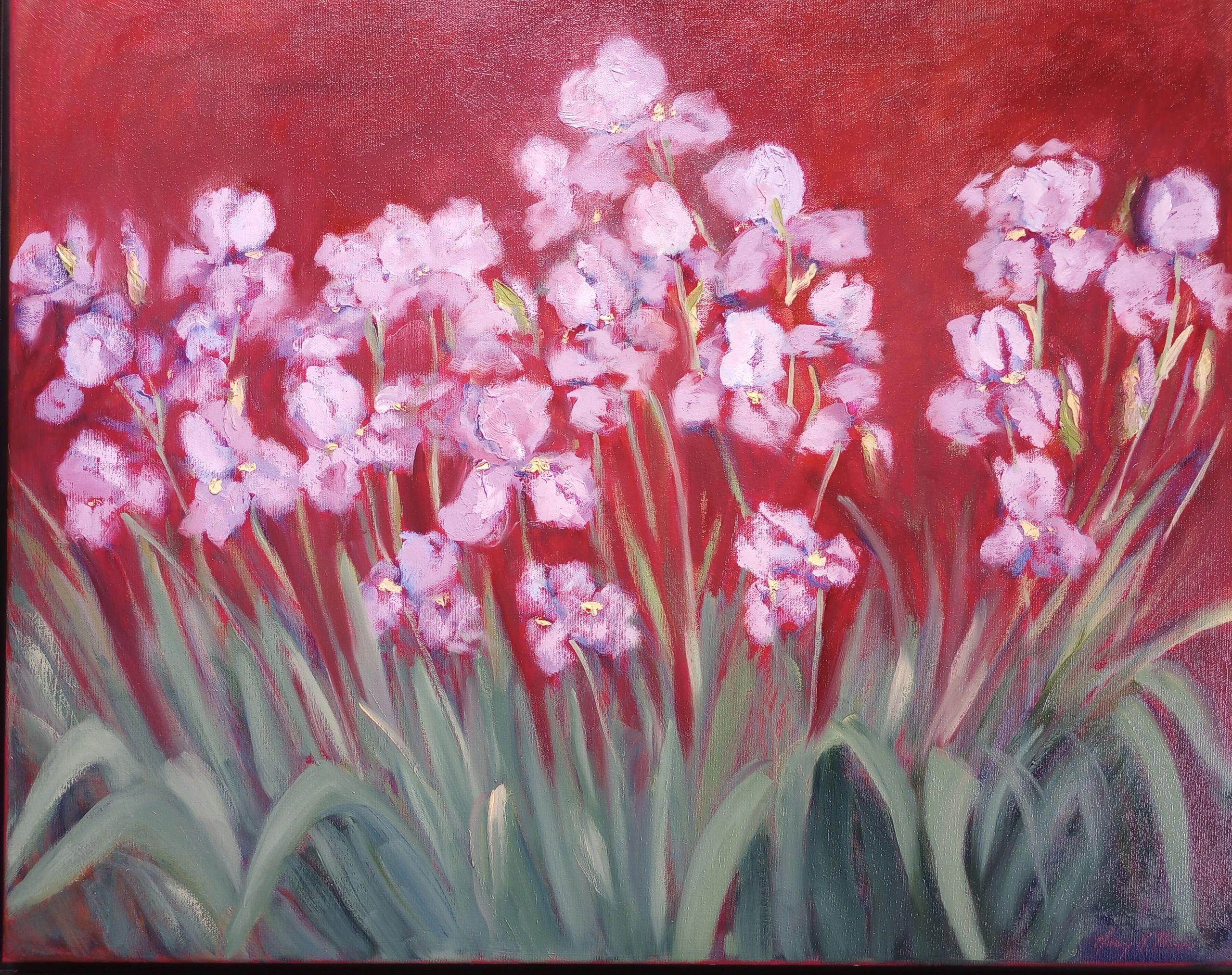 //img1.wsimg.com/isteam/ip/cf6689ed-3719-44ad-90e3-26a264c36b5f/Irises%20on%20Red%20%20Oil%20%2030X24.jpg/:/rs=w:1300,h:800