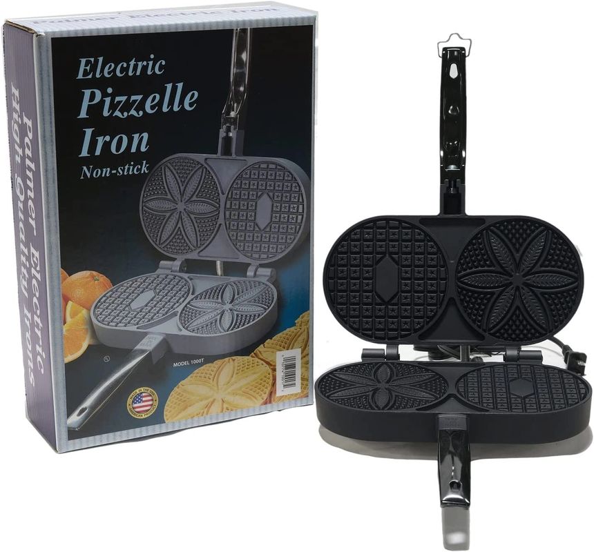 Round 4 Piece Electric Soft Pizzelle Maker - Model 8070200 | Destination  Abruzzo
