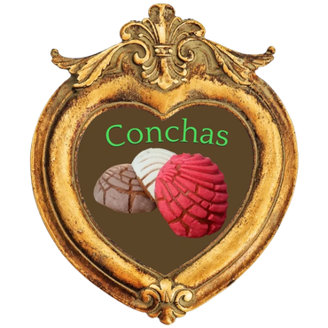 Tany's sweet, traditional Mexico, pan dulce with with a shell-like streusel topping.  3 flavors - Va