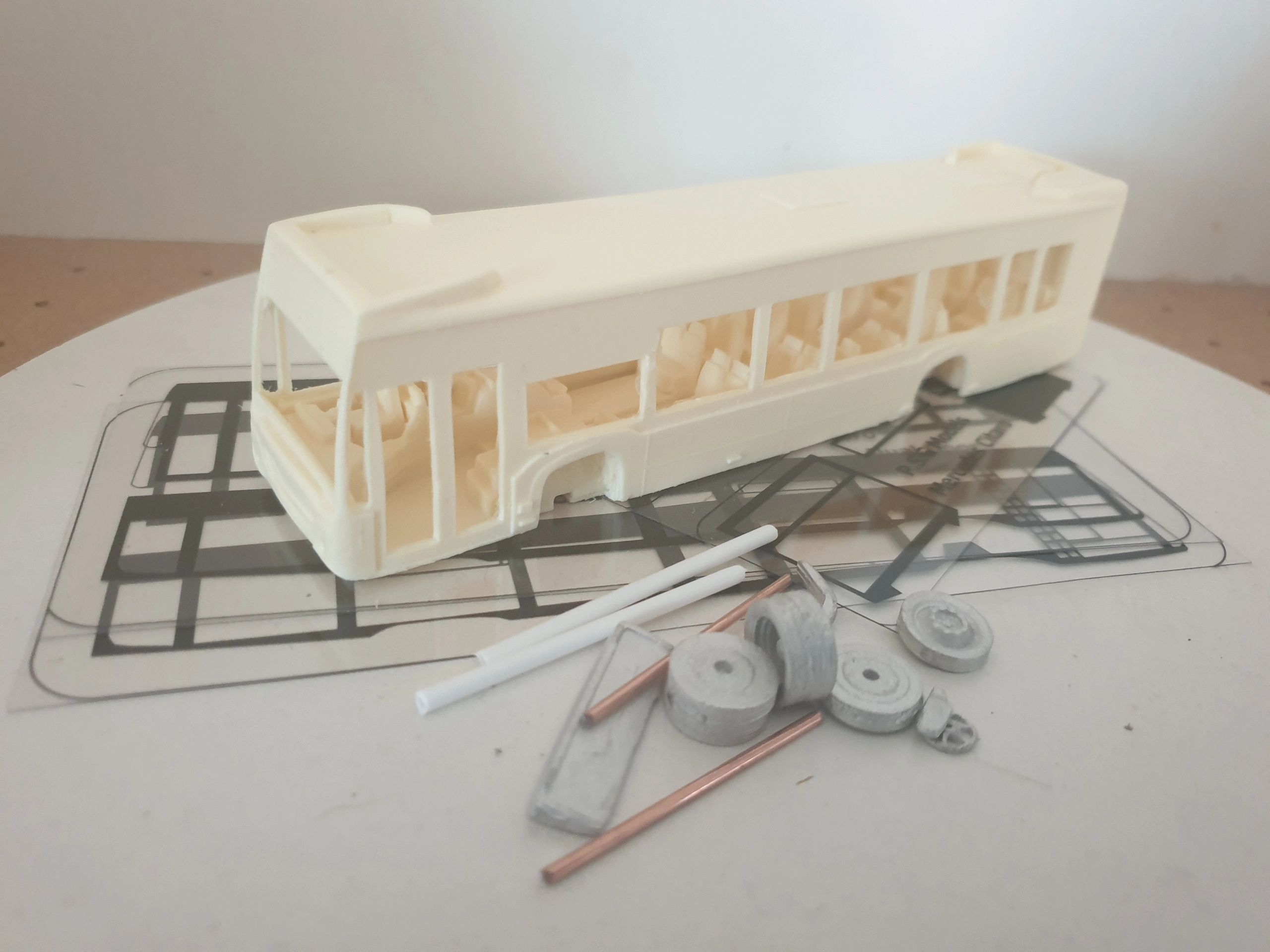 176th Scale Model Kits of Buses and Coaches P.S.G. Models