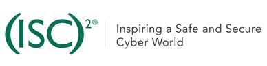 (ISC)² logo with tagline promoting cybersecurity safety.