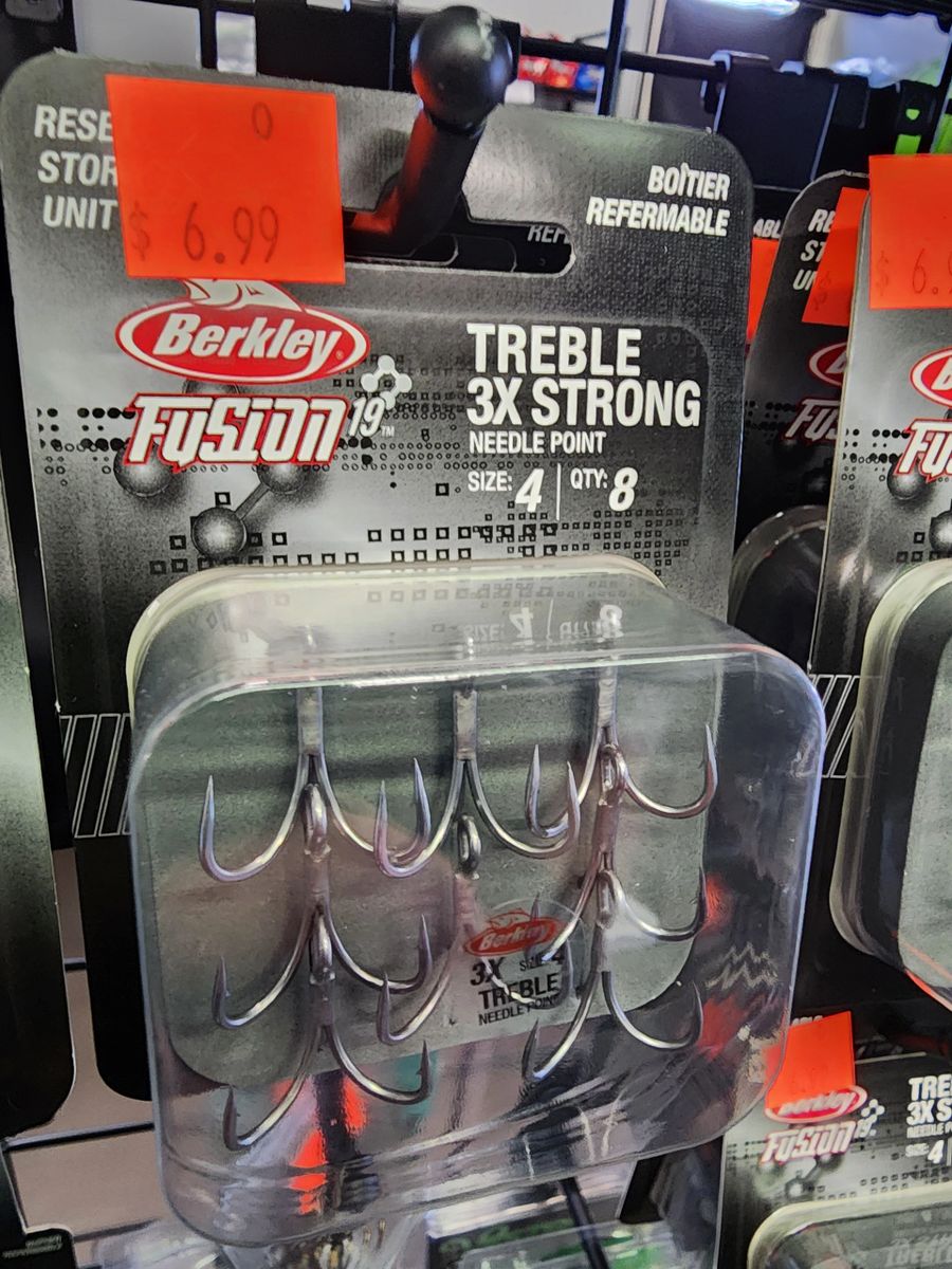 Berkley Fusion 3x Treble Hook