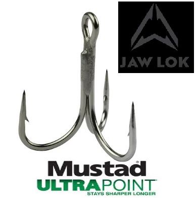 Mustad Jaw Loc 3x strong 25pk choose size