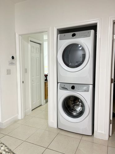 Full size washer and dryer
