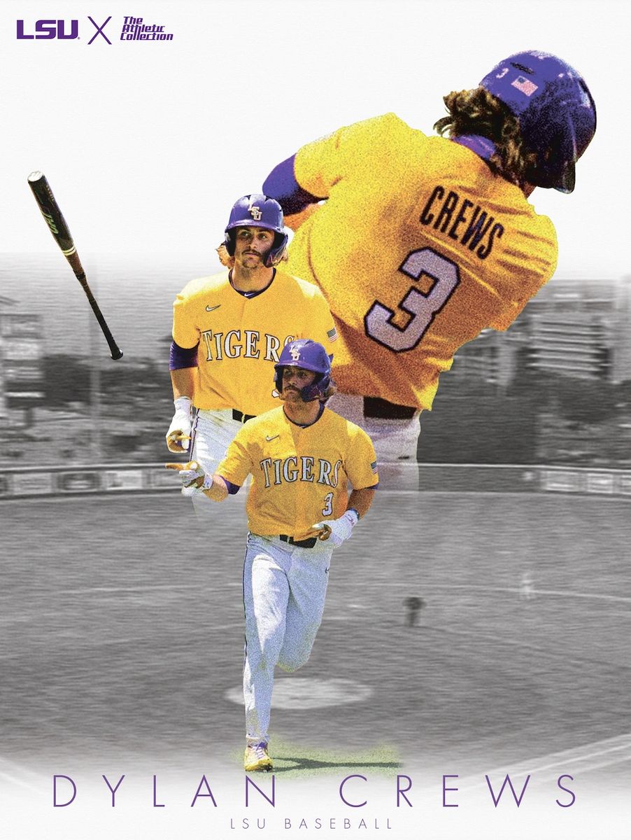 Dylan Crews LSU Baseball Poster