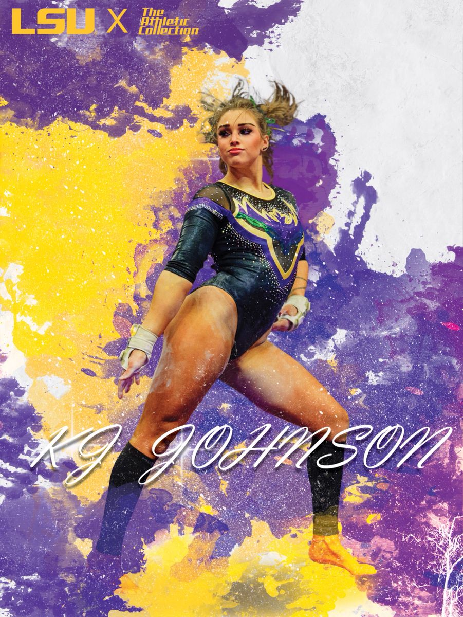 KJ Johnson LSU Gymnast Poster