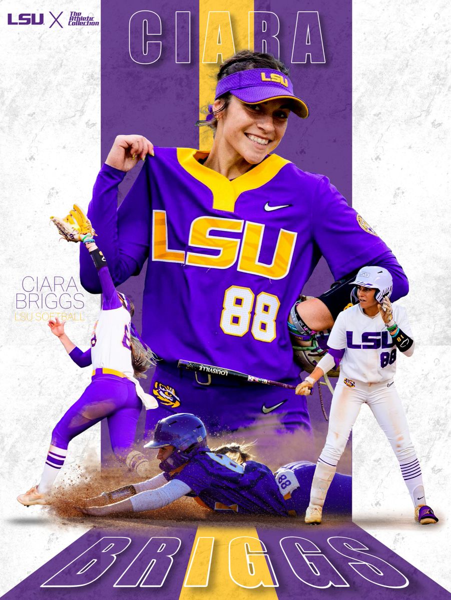 Ciara Briggs LSU Softball Poster