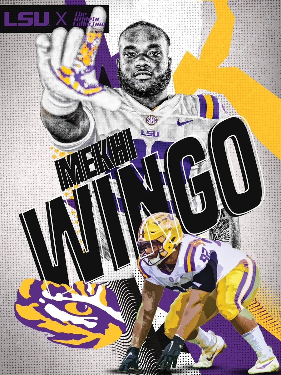 Mekhi Wingo LSU Football Poster