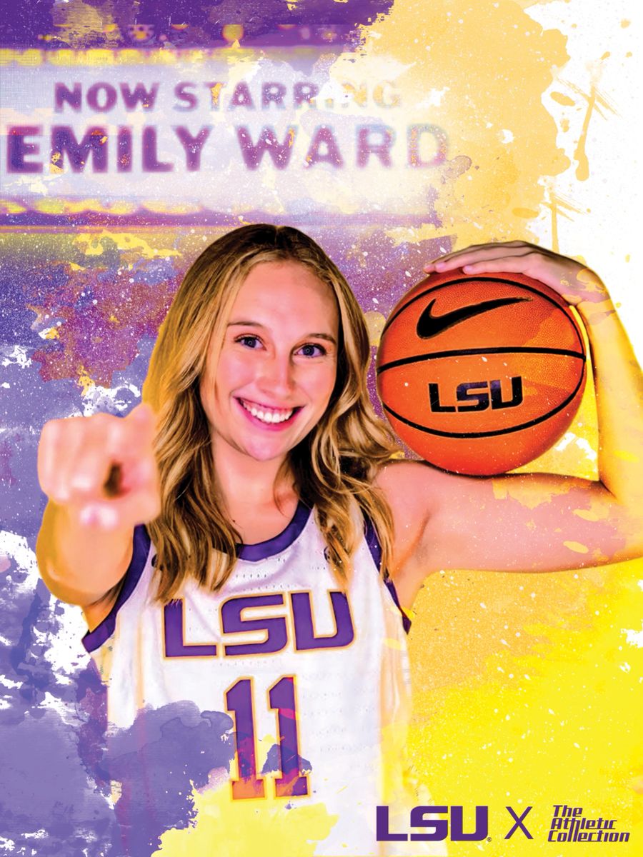 Emily Ward LSU Basketball NIL Poster