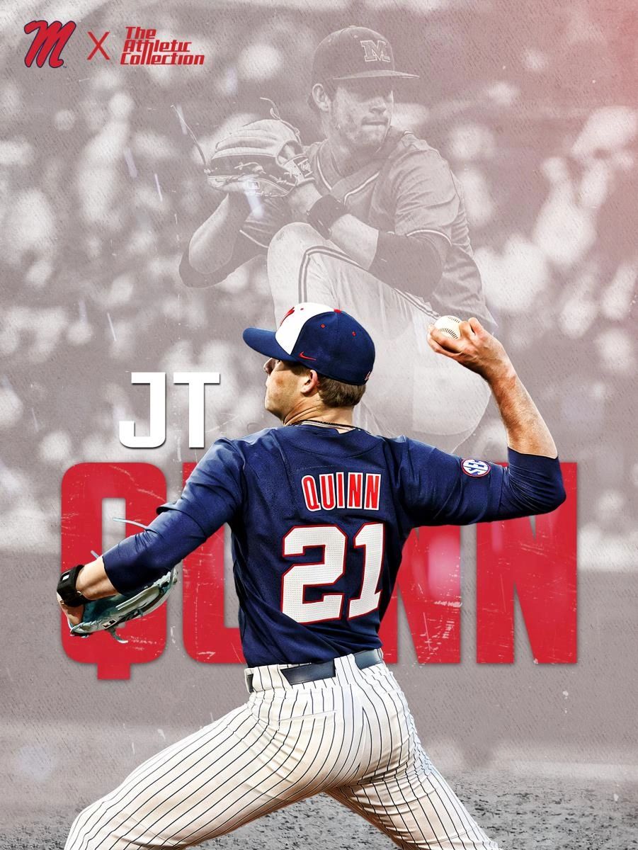 JT Quinn Ole Miss Baseball NIL Poster