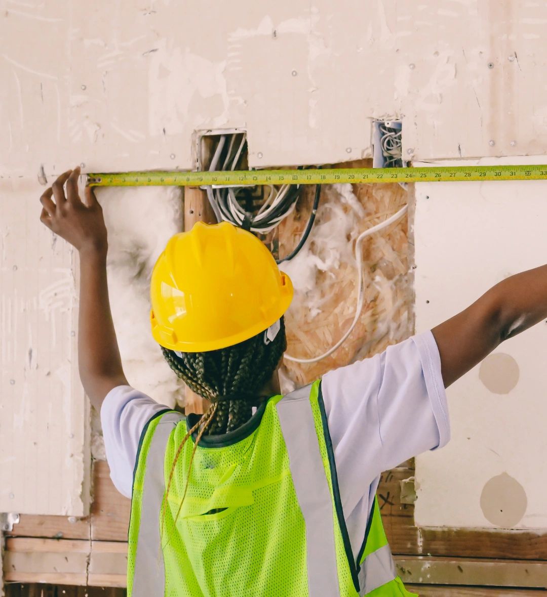 Man doing construction work