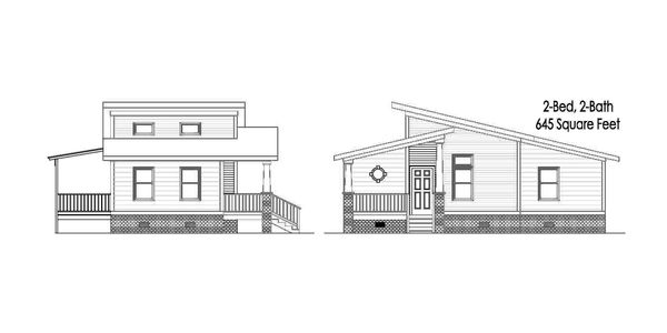 see the floor plan in the gallers - 645 square feet!!!