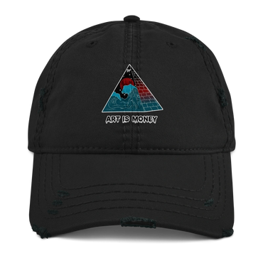 Distressed Dad Hat OG AIM LOGO