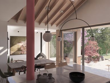 Modern open-plan dining and living 
Kitchen extension, Architects in monmouth, Architect near me