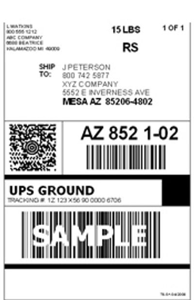 print amazon return label