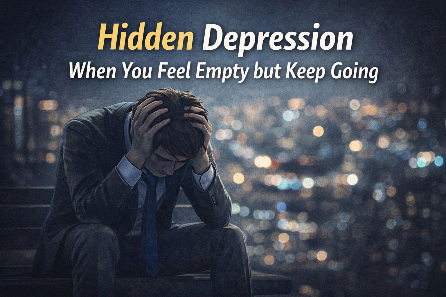 Hidden Depression: When You Feel Empty but Keep Going