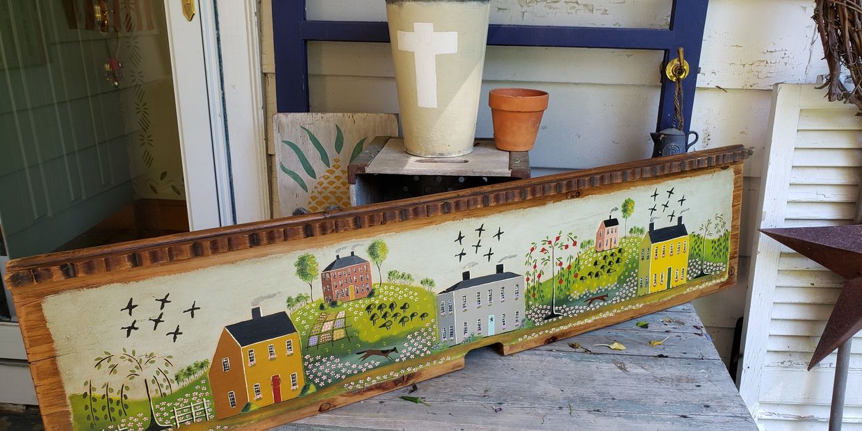 Grace for Daisy Folkart - Early American design, landscapes, and folk art