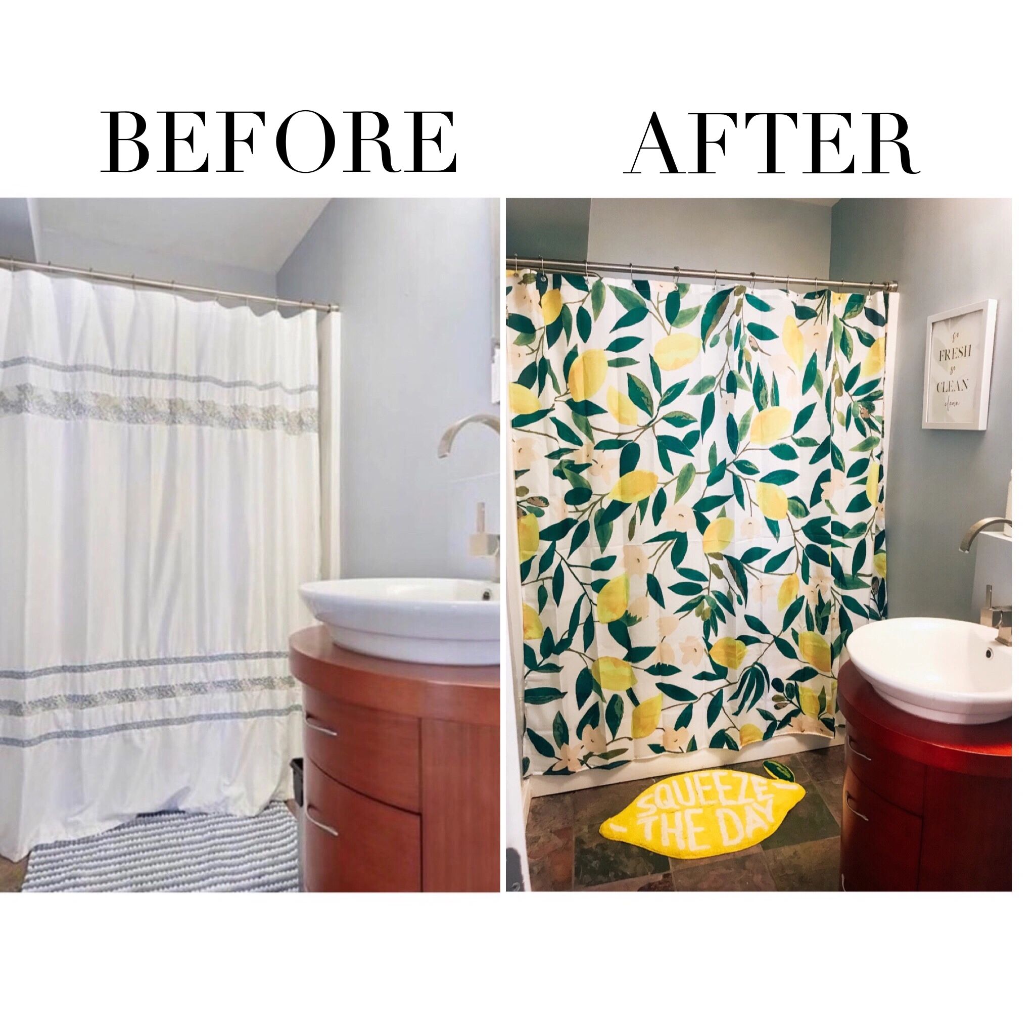 Bathroom facelift on a budget