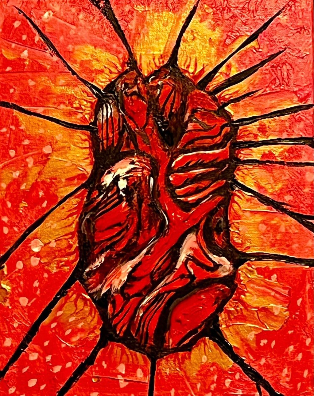 "Pulsation"-Acrylic on Canvas 2024